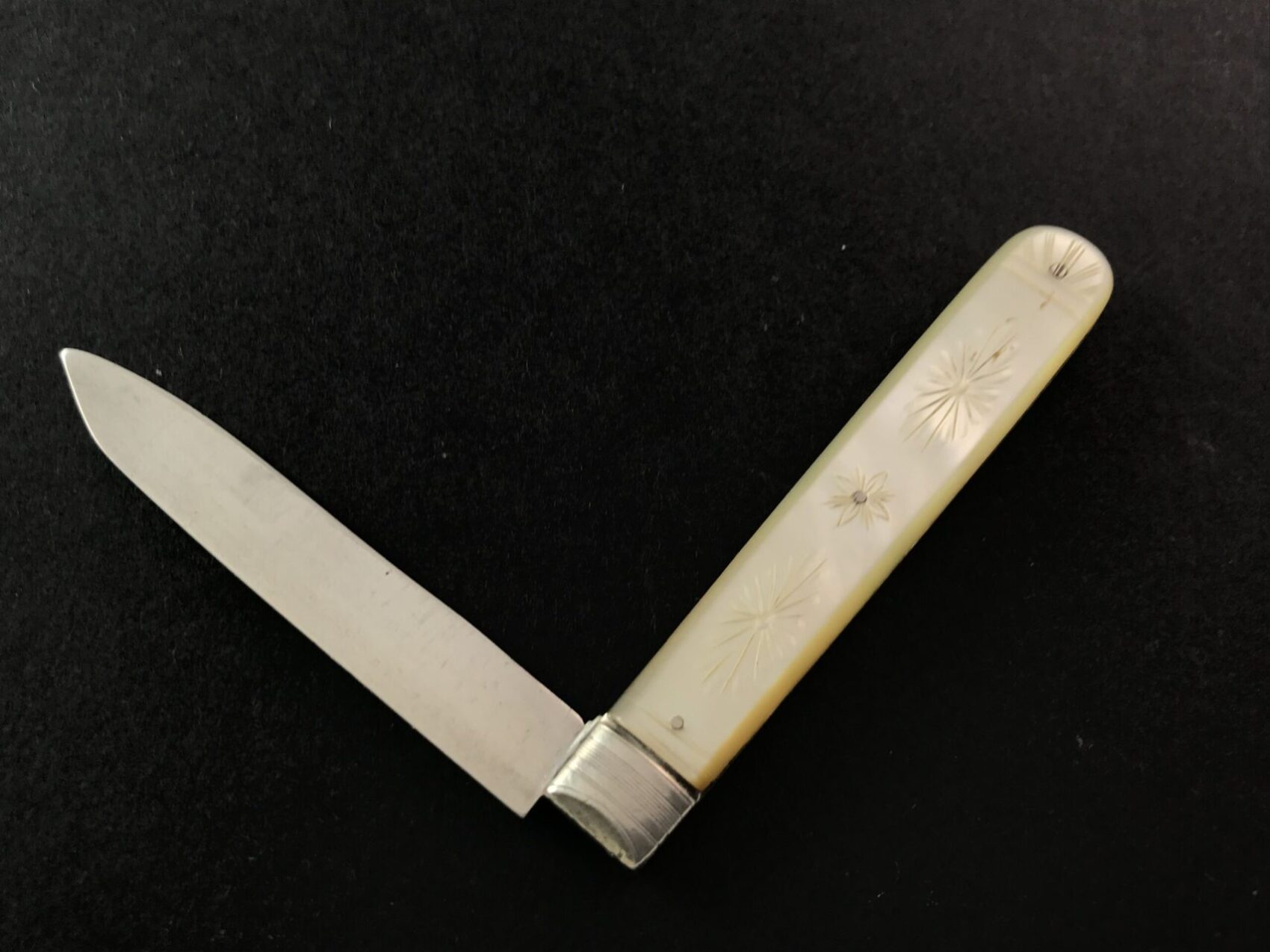 Joseph Nowill pocket fruit knife, 1828 - Image 3