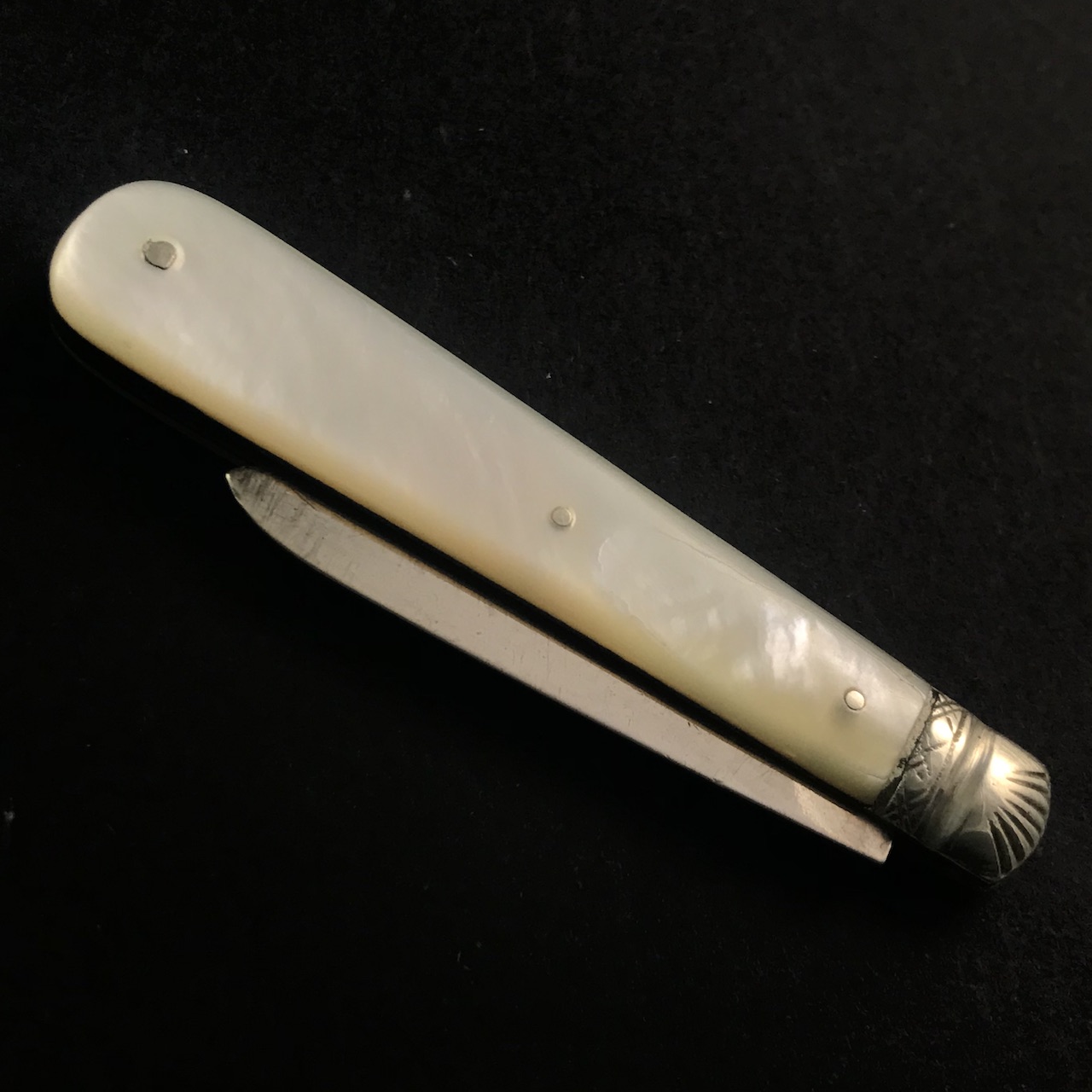 Pocket fruit knife by Charles William Fletcher of Sheffield, 1910