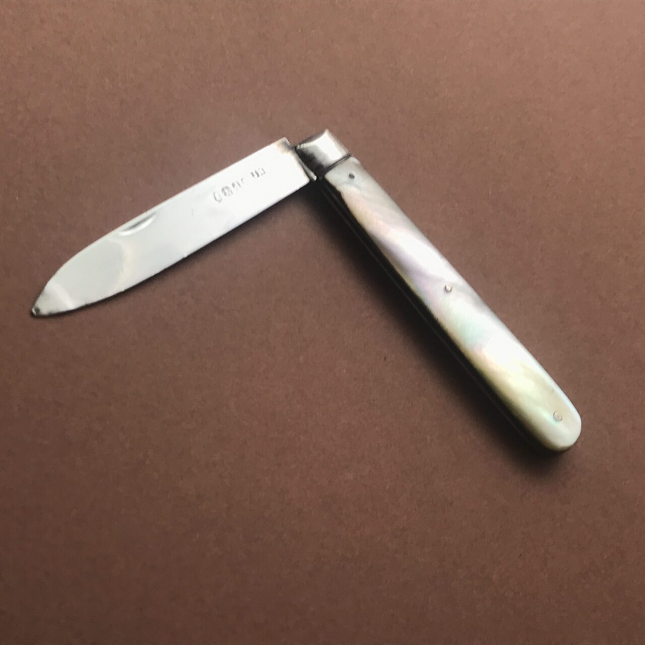 Fine pocket fruit knife by John Nowill, 1827 - Image 6