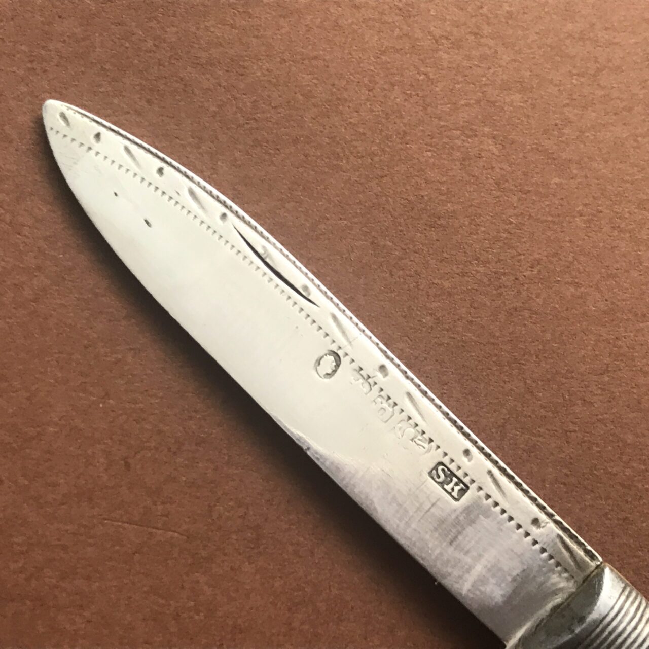 Samuel Kirkby pocket fruit knife, 1835