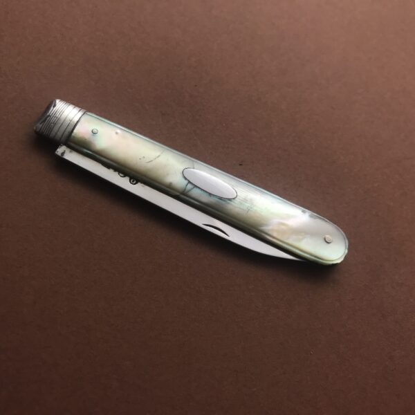 George III pocket fruit knife, 1815 - Image 5