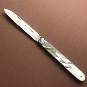 Large pocket fruit knife by William Nowill, 1836