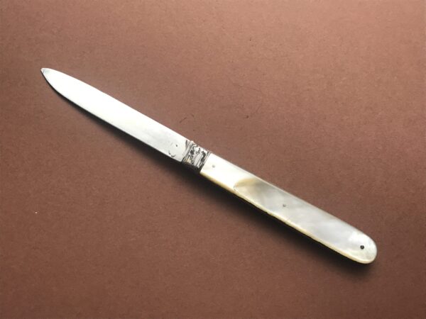 Large pocket fruit knife by William Nowill, 1836 - Image 5