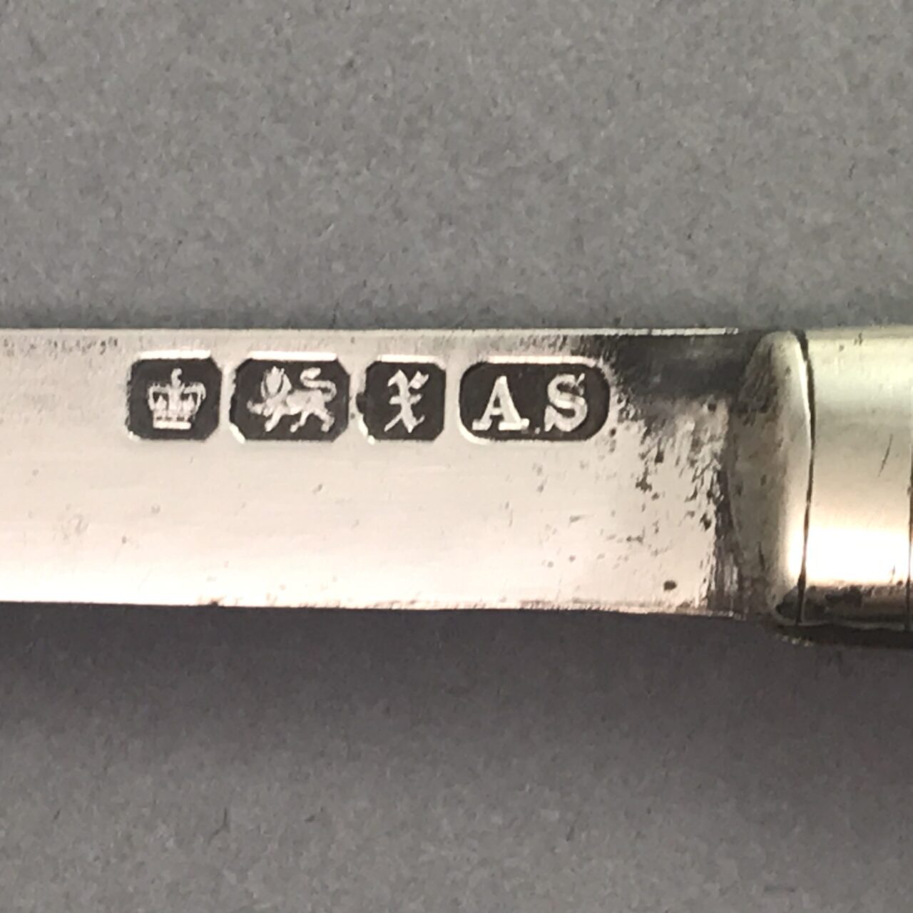 Pocket Fruit knife by Arthur Staniforth of Sheffield, 1915