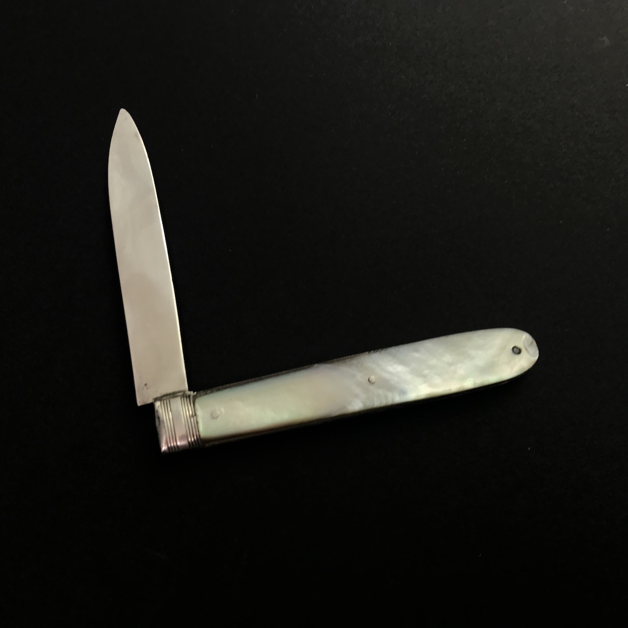 George III pocket fruit knife 1805 - Image 4