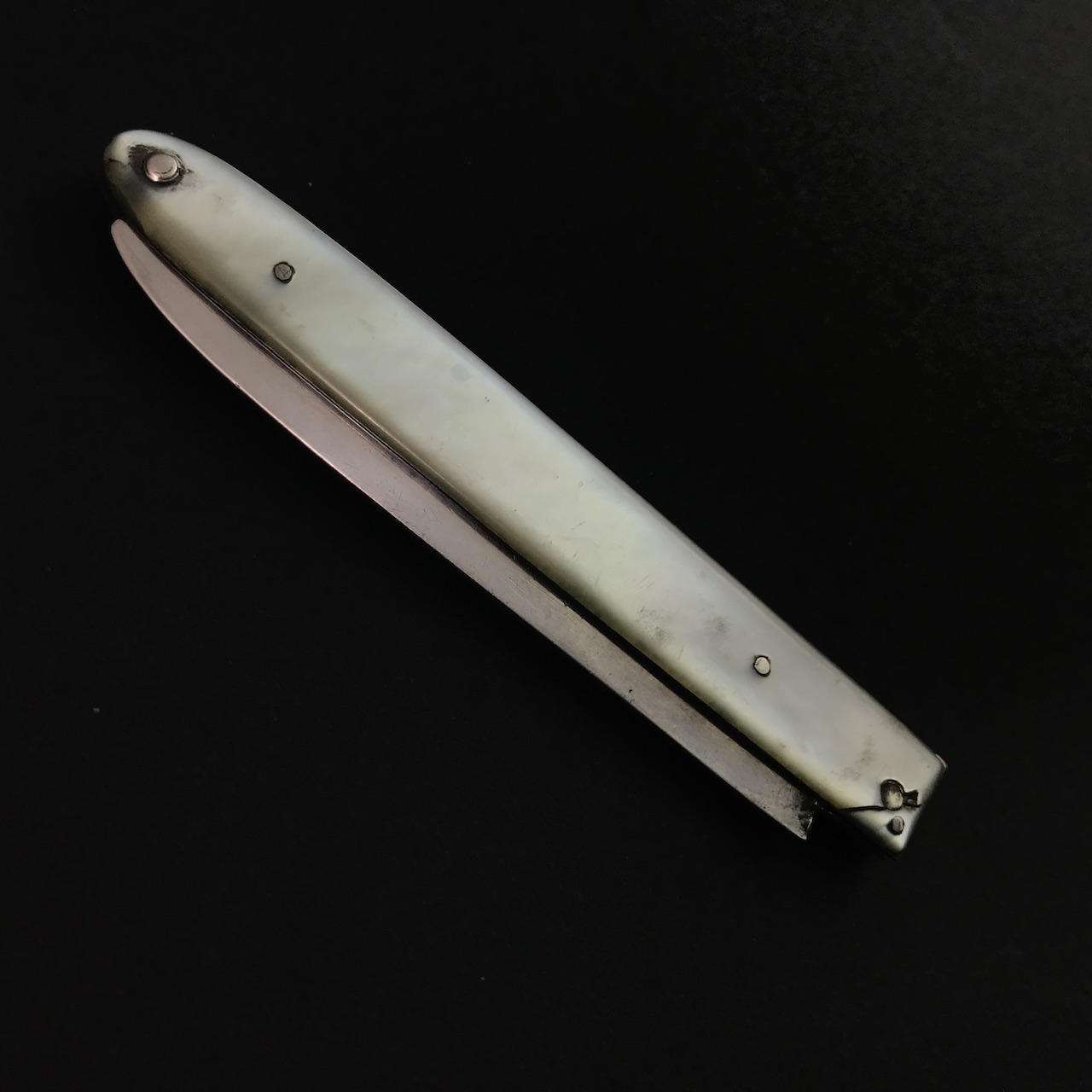 George III pocket fruit knife 1805 - Image 2
