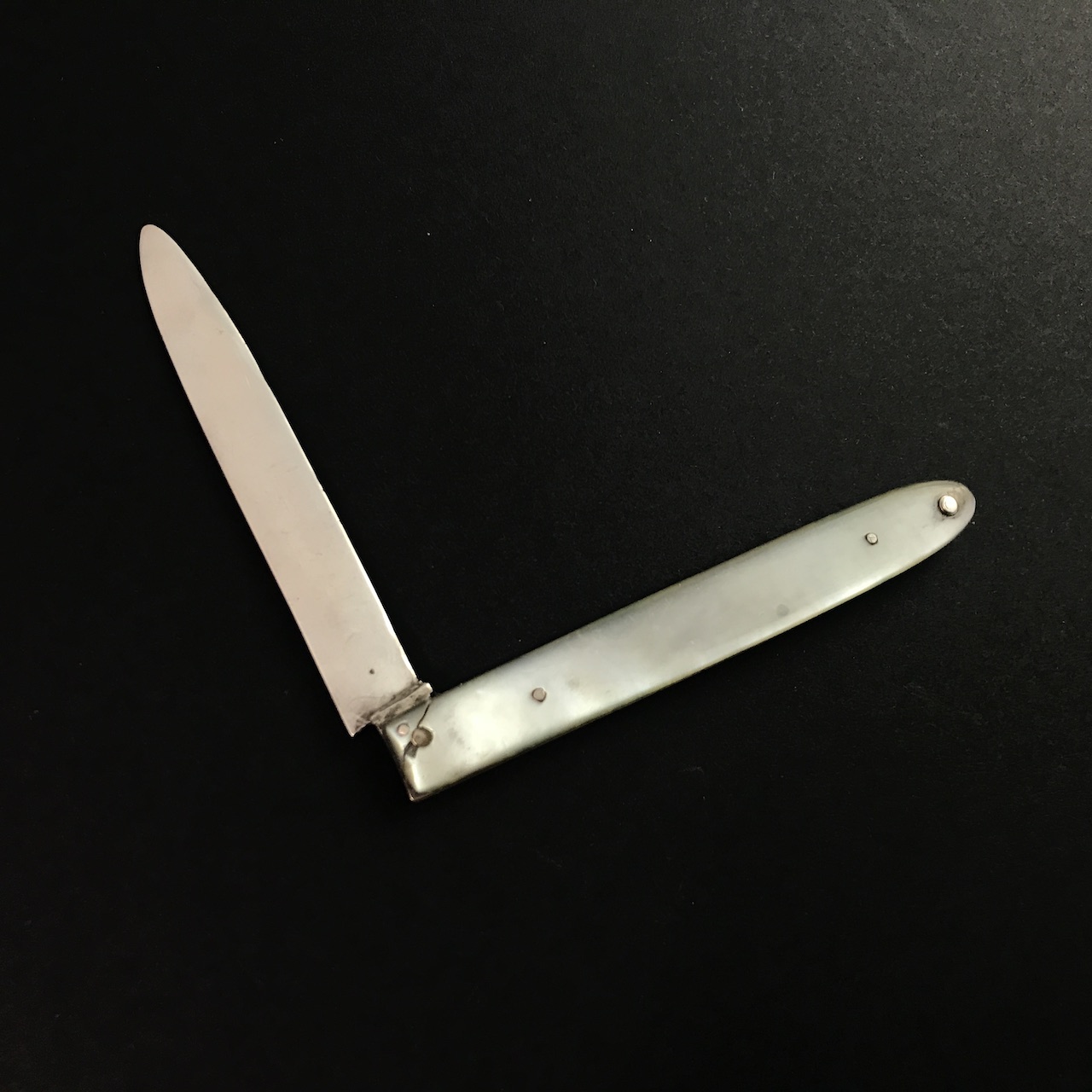 George III pocket fruit knife 1805 - Image 4