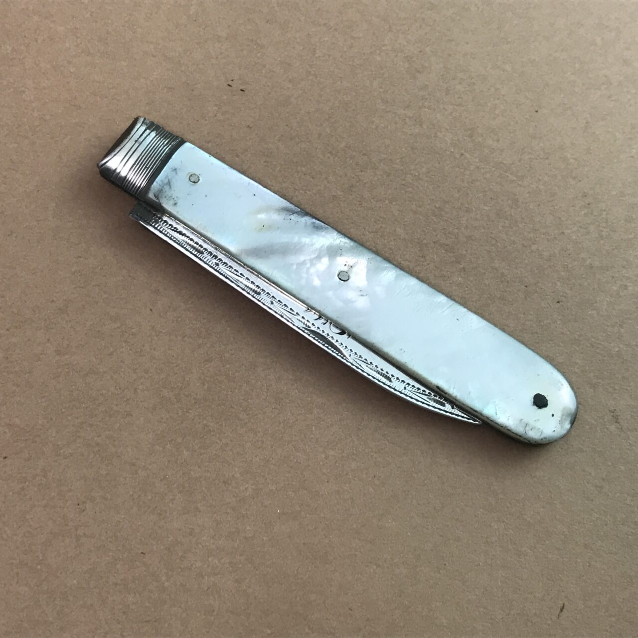 Rare Hardy Bell & Company pocket fruit knife, 1832 - Image 4