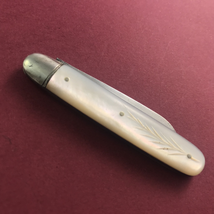 Pocket fruit knife by James Fenton of Birmingham, 1907 - Image 8