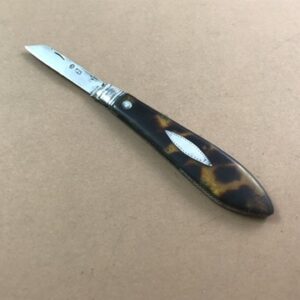 Georgian wharncliffe-bladed pocket fruit knife probably by Joseph Rodgers, c.1797