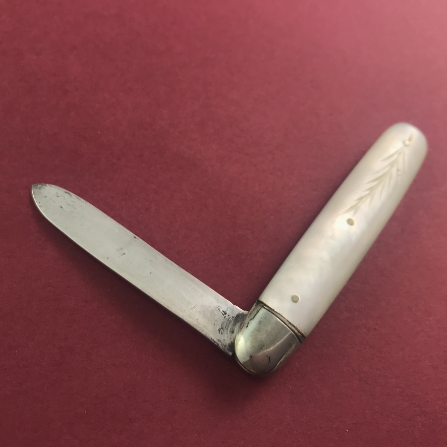 Pocket fruit knife by James Fenton of Birmingham, 1907 - Image 6