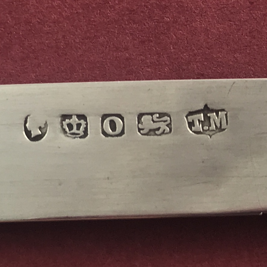 Exquisite pocket fruit knife by unknown maker, 1857 - Image 4