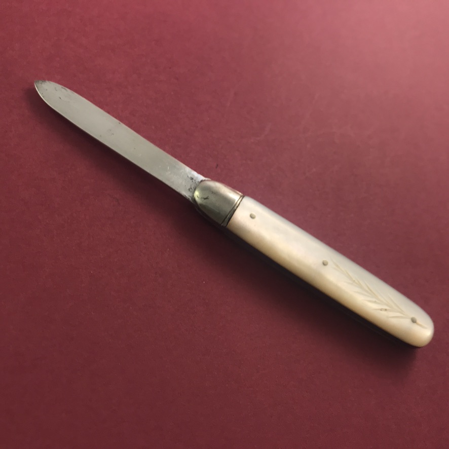 Pocket fruit knife by James Fenton of Birmingham, 1907 - Image 3