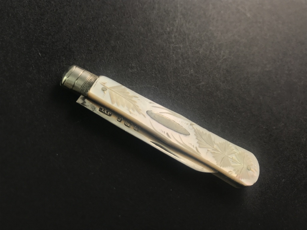 John Yeomans Cowlishaw pocket fruit knife, 1897 - Image 8