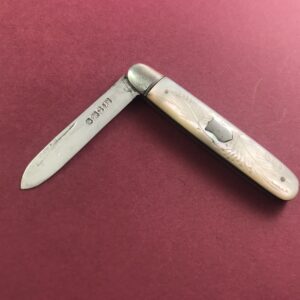 Pocket fruit knife by James Fenton of Birmingham, 1907