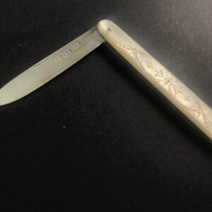 John Yeomans Cowlishaw shadow pocket fruit knife, 1880
