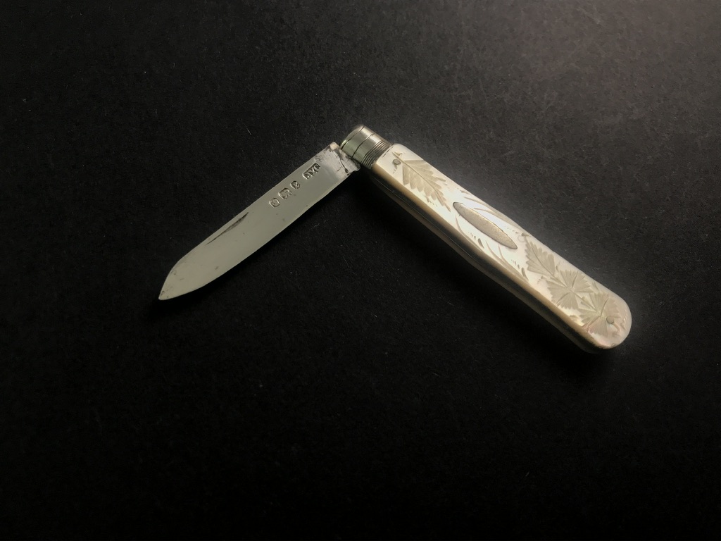 John Yeomans Cowlishaw pocket fruit knife, 1897 - Image 6