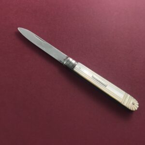 Newly discovered pocket fruit knife maker! Frederick Bauer of Birmingham, 1901