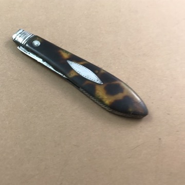 Georgian wharncliffe-bladed pocket fruit knife probably by Joseph Rodgers, c.1797 - Image 3